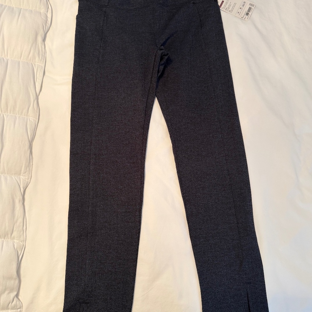 Athleta Herringbone Mercer Tights | Navy | Size Small | NWT